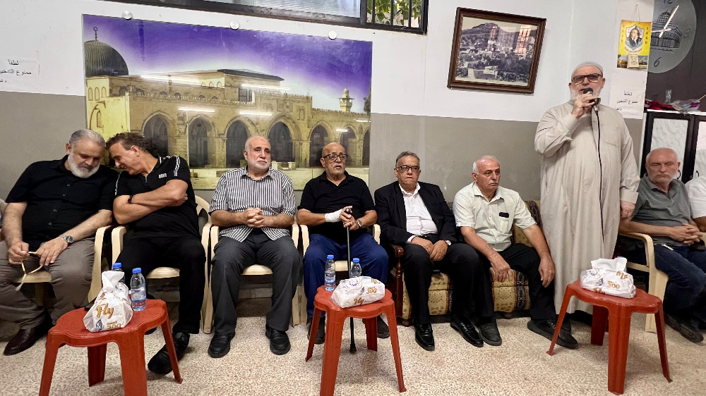 ذكرى ثالث المرحوم نورالدين سامي زعيتر في مخيم عين الحلوة بحضور حشد من الفاعليات