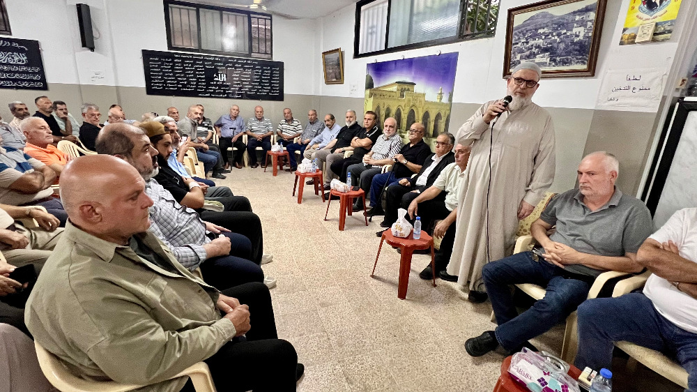 ذكرى ثالث المرحوم نورالدين سامي زعيتر في مخيم عين الحلوة بحضور حشد من الفاعليات