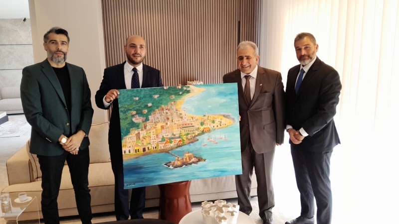 فطور صيداوي على شرف السفير الفلسطيني الدكتور محمد الأسعد في دارة عمر مرجان