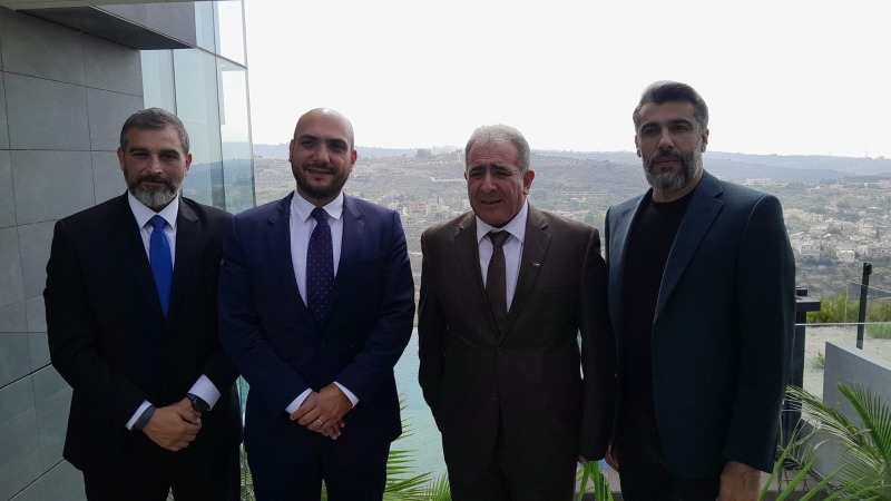 فطور صيداوي على شرف السفير الفلسطيني الدكتور محمد الأسعد في دارة عمر مرجان