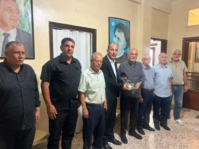 "الجبهة الديمقراطية" تبحث مع النائب خريس تطورات الأوضاع الفلسطينية وأوضاع اللاجئين في لبنان