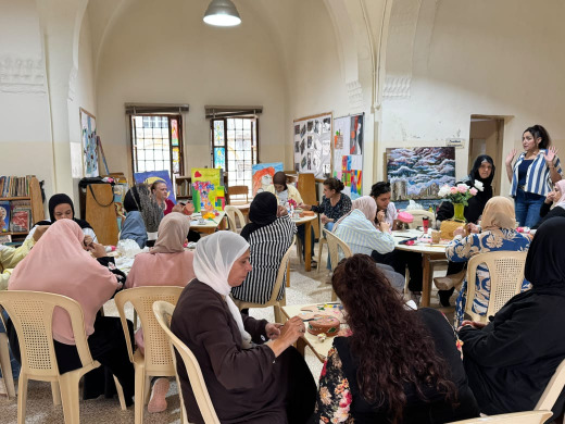 "صبحية فنجان قهوة ورسم على الفخار" في "مركز مدى المجتمعي" للتوعية بسرطان الثدي وسُبُل الوقاية