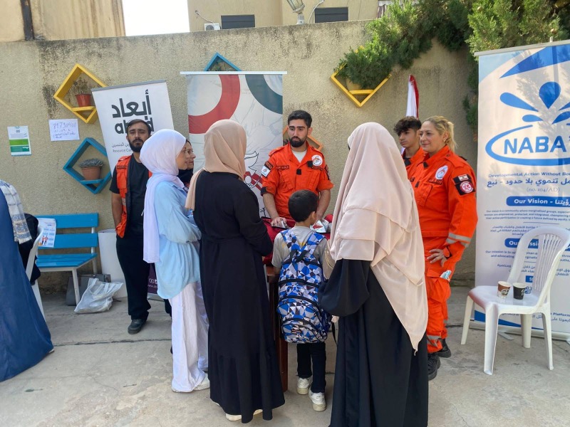 جمعية الحركة الشبابية للتنمية والسلام تشارك في اليوم الصحي المجتمعي للأطفال والعائلات في صيدا
