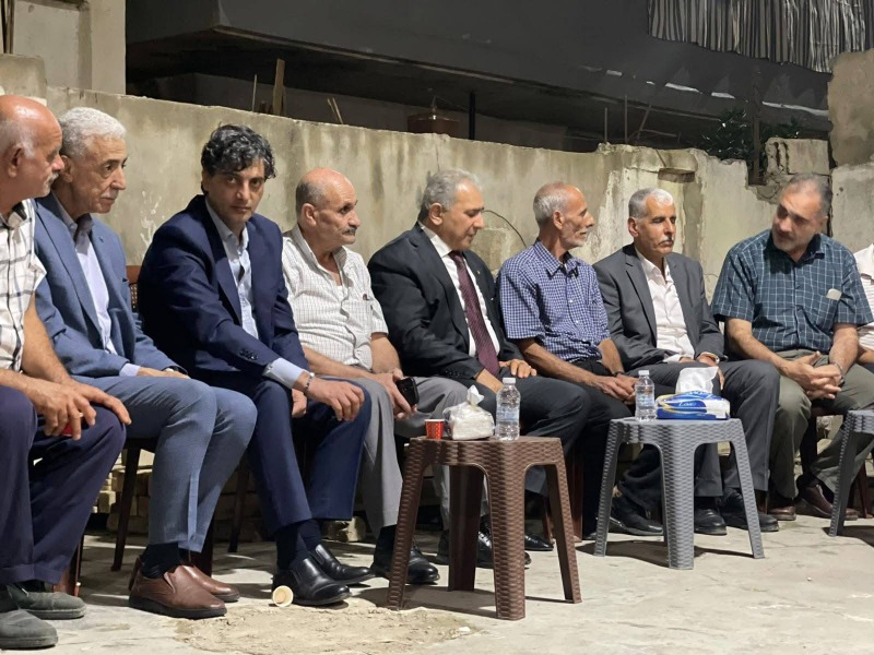 بتوجيهات من الرئيس عباس: السفير الاسعد يعزي عائلتي مبدى والطيار في مخيم نهر البارد