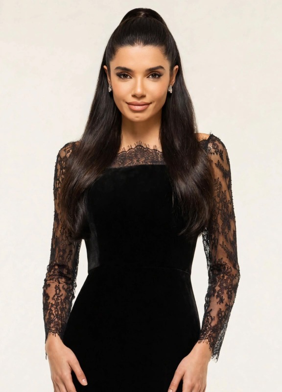 ليال الاختيار بالأسود في أحدث صورها.. أيّ الإطلالتين أجمل؟