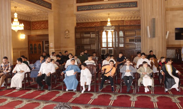 "مجمع مسجد الحاج بهاء الدّين الحريري" احتفل بتوزيع جوائز "مسابقة تاج الوقار القرآنية الأولى" وتكريم المشاركين فيها