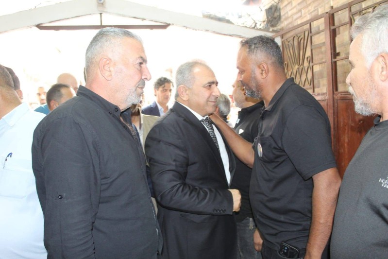 بتوجيهات من الرئيس عباس.. السفير الاسعد يعزي عائلة الشهيد علاء الدين النابلسي في مخيم البص جنوب لبنان