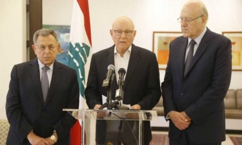 الرؤساء ميقاتي والسنيورة وسلام: لحكومة تحظى بثقة كل اللبنانيين
