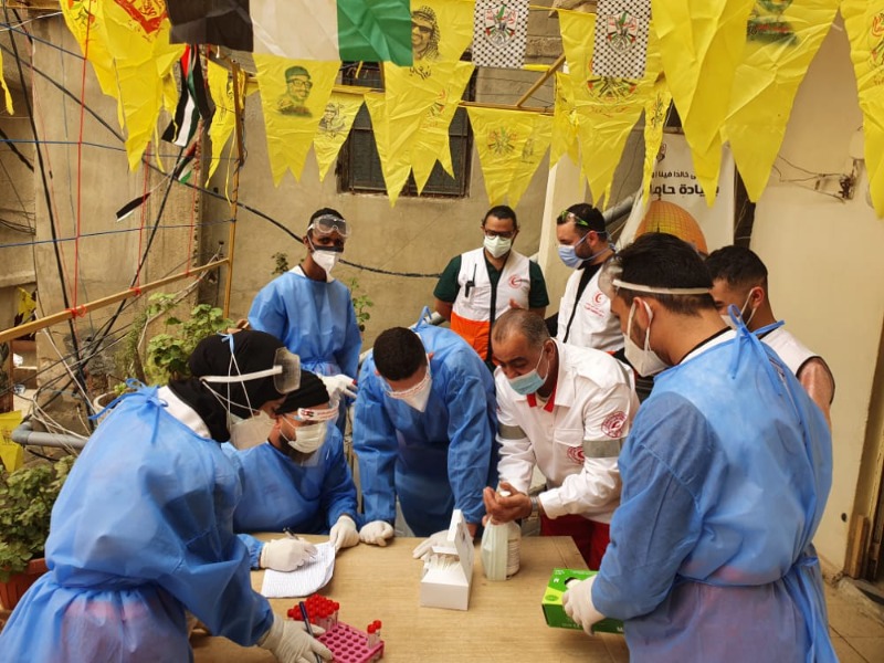 وحدة "الكورونا" في "مستشفى الهمشري" مجدداً بمخيمات بيروت