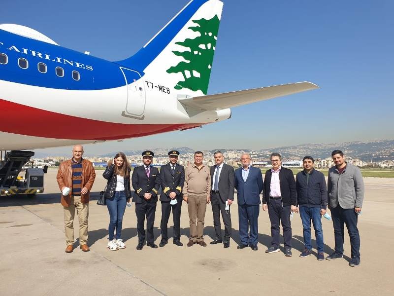 الحوت استقبل الطائرة الثامنة من طراز ME8 NEO A321