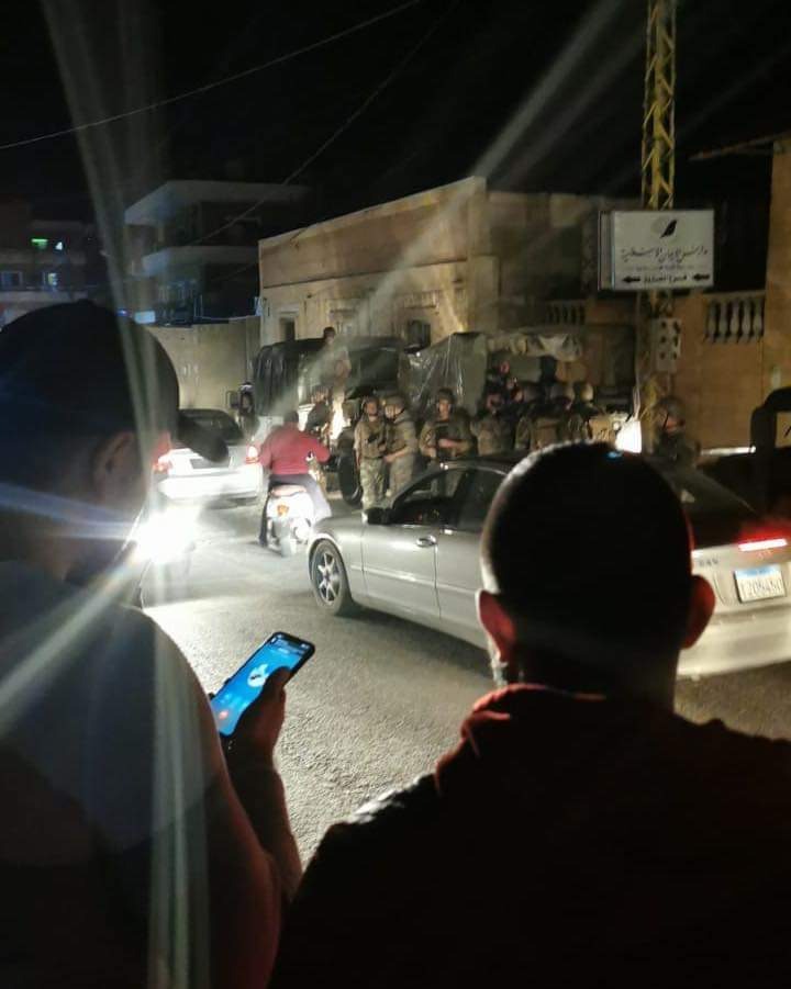 اطلاق رصاص كثيف في ببنين - عكار ، والجيش ينفذ انتشاراً امام منازل "ال برغل"