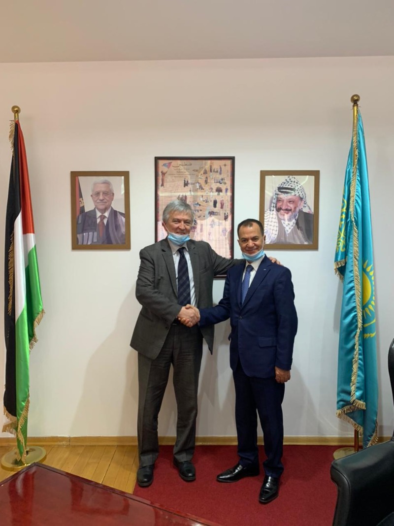 د. منتصر أبو زيد استقبل سفير الجبل الأسود في كازاخستان