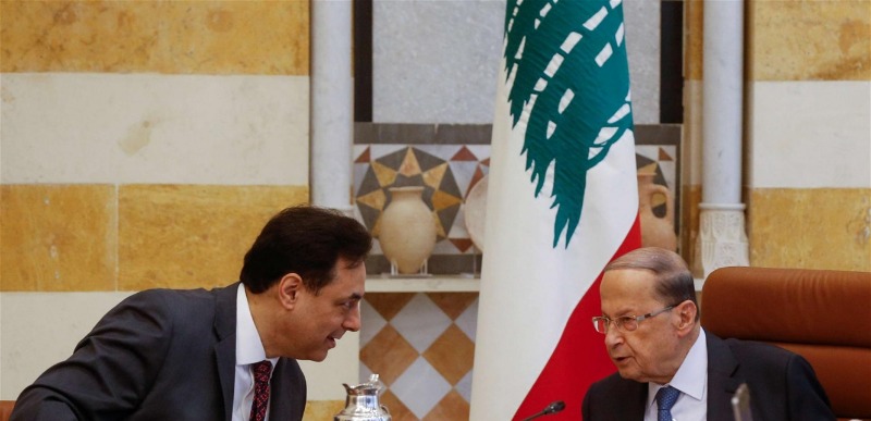 الرئيس عون والرئيس دياب متفقين "يخربو الدني" بهذه الطريقة