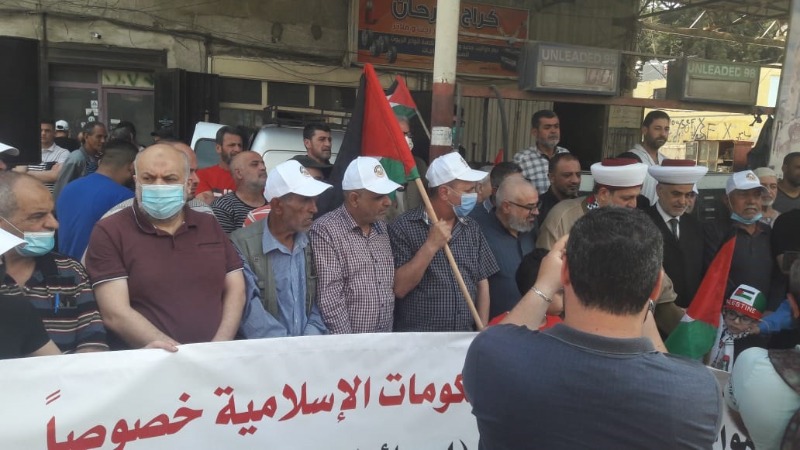 وقفة تضامن مع القدس في يومها العالمي في مخيم البداوي