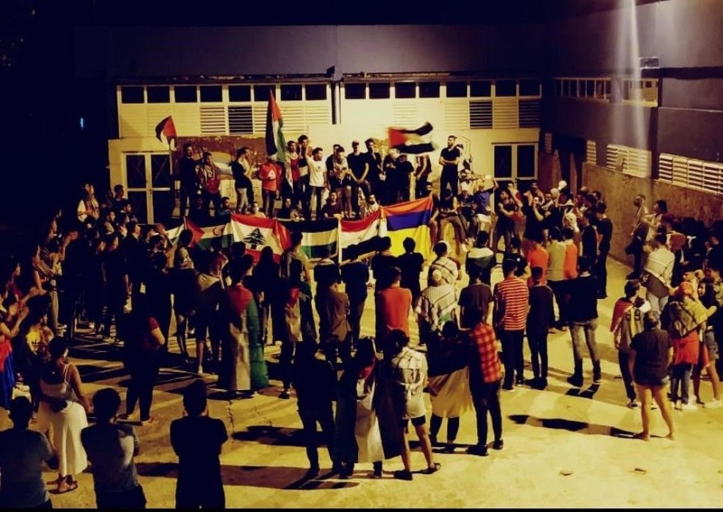 طلاب عرب يتضامنون من هافانا مع إخوانهم في الأراضي المحتلة