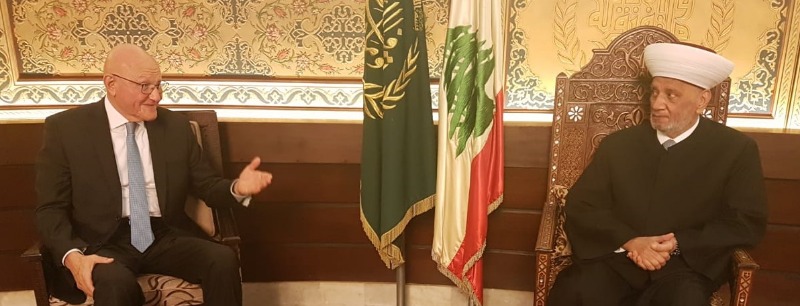 المفتي دريان استقبل الرئيس سلام