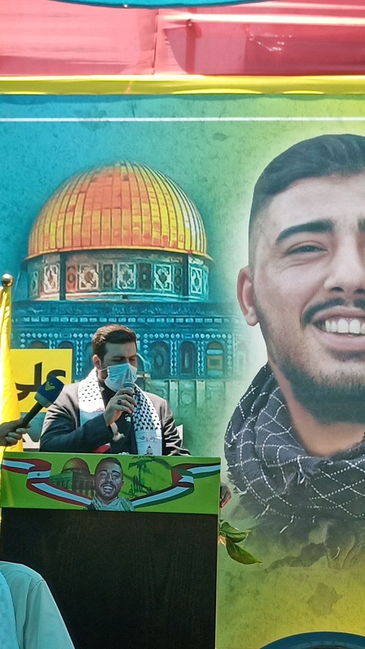 وفد من المنظمات الشبابية والطلابية اللبنانية والفلسطينية زار منزل محمد طحان شهيد العبور إلى فلسطين