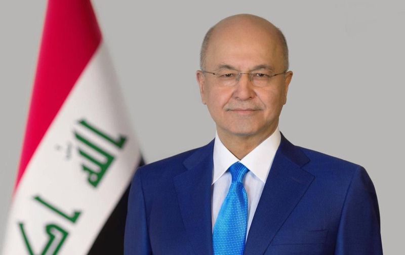 الرئيس العراقي: سندعم فلسطين عمليا وواقعيا