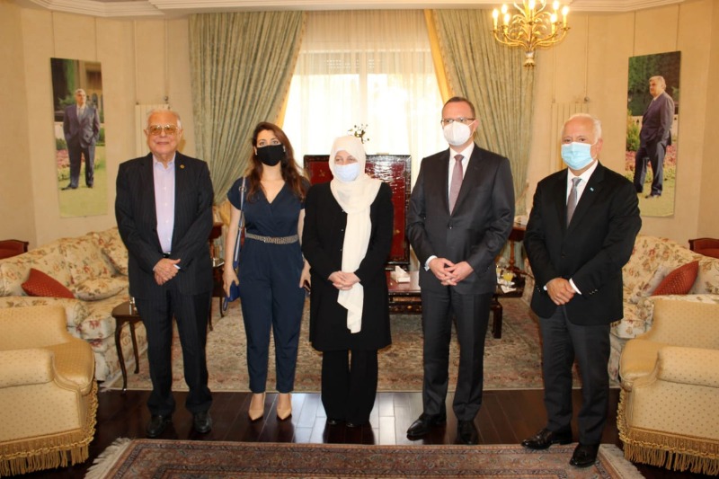 النائب الحريري تستقبل السفير التركي اولوسوي