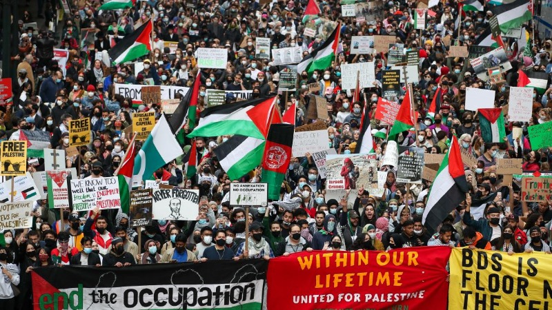مؤسسات فلسطينية وعربية وإسلامية عاملة في الولايات المتحدة تنظم مليونية حاشدة اليوم بالعاصمة واشنطن