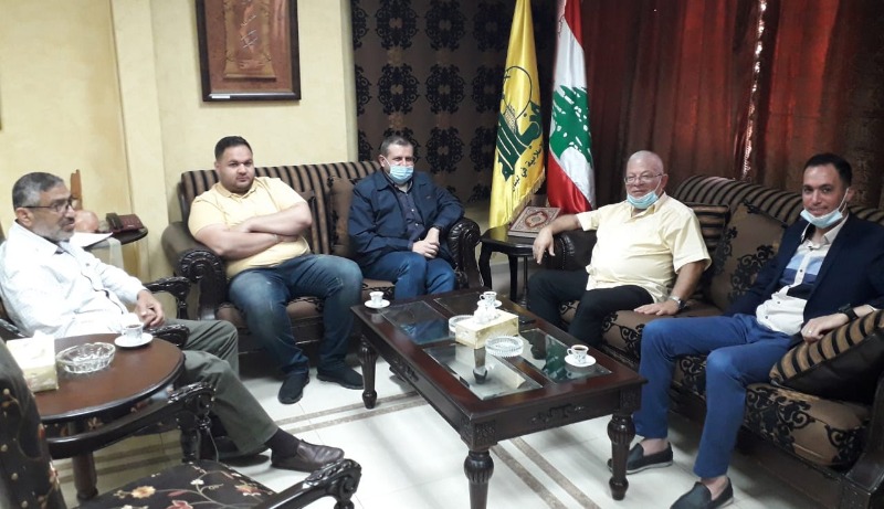 حزب الله  إستقبل وفد إدارة مستشفى النقيب في صيدا