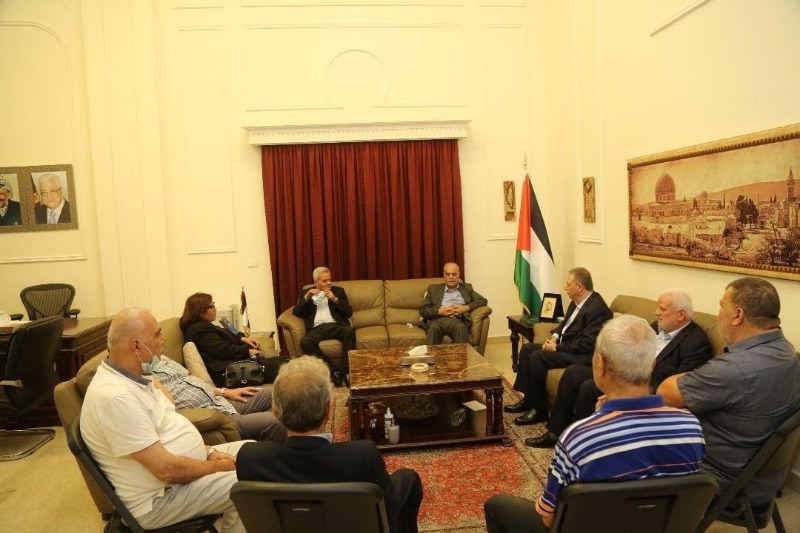 السفير دبور يستقبل وفداً من "حزب طليعة لبنان العربي الاشتراكي"