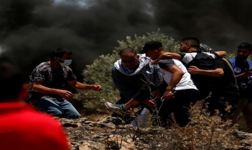 نابلس: إصابات بمواجهات مع الاحتلال على جبل صبيح