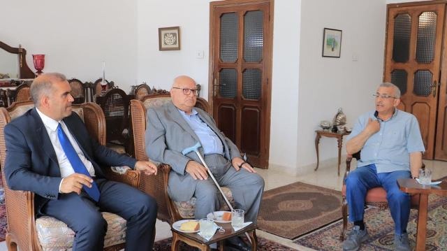 النائب أسامة سعد يستقبل مدير عام النقل البري والبحري ورئيس بلدية صيدا