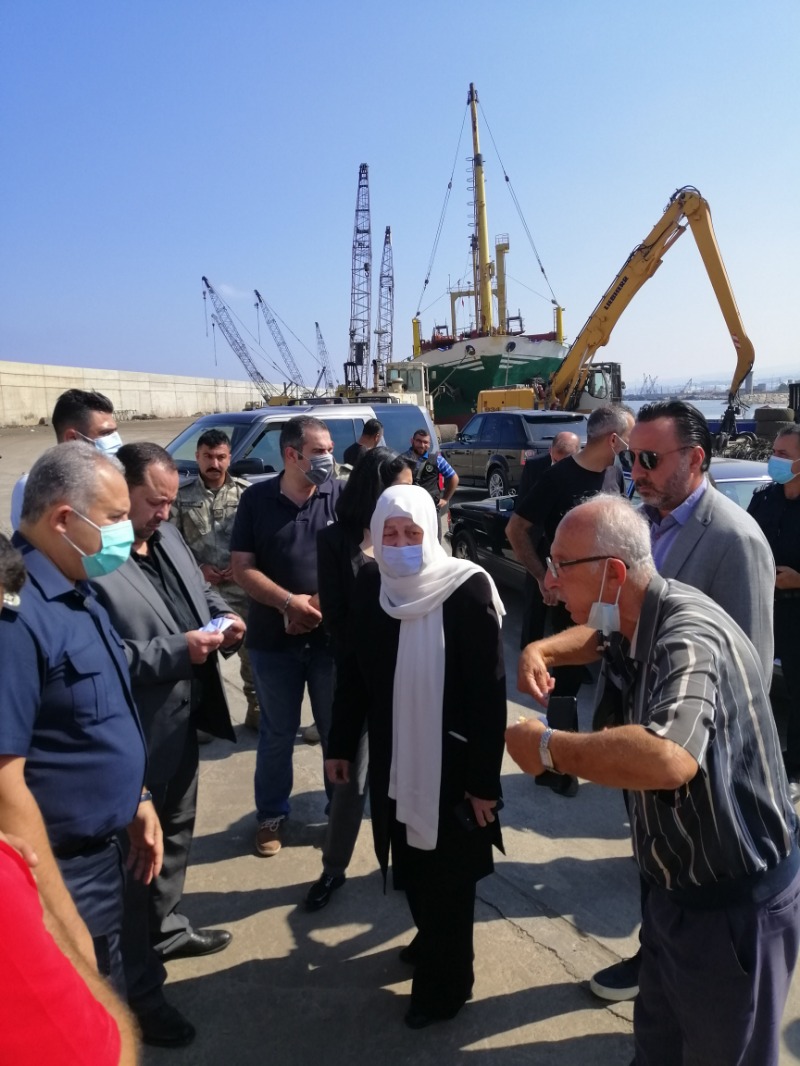 النائب الحريري تفقدت مرفأ صيدا الجديد برفقة السعودي وتامر وفواز: لإستكماله وتفعيله دعماً لإقتصاد المدينة