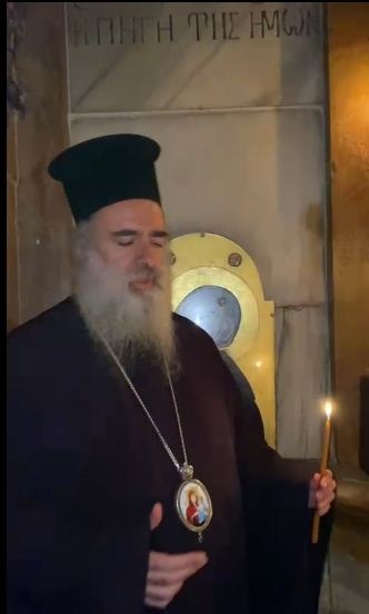من القدس.. المطران حنا يوجه رسالة إلى القيادات الروحية المسيحية المجتمعين بروما (فيديو)