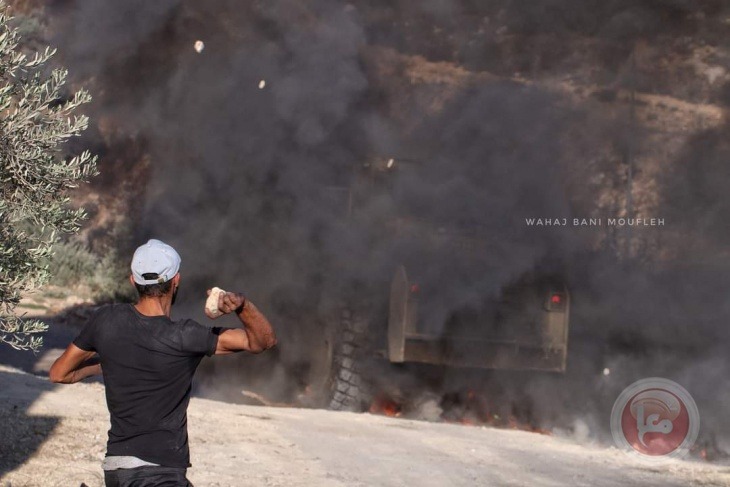 49 اصابة خلال مواجهات جبل صبيح مع الاحتلال