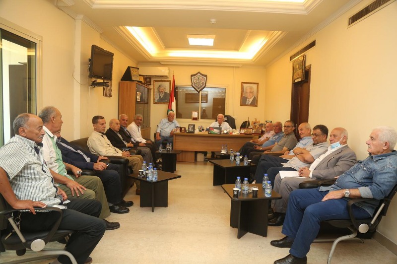 عزام الاحمد يلتقي قيادة فصائل منظمة التحرير في لبنان