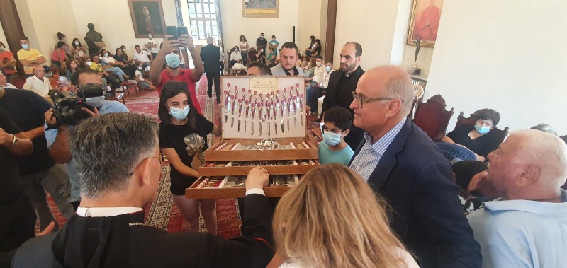 وفد من بلدية لبعا زار الراعي في الديمان