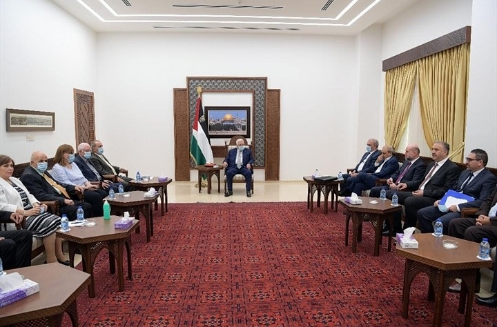 الرئيس عباس يستقبل وفداً من منظمات المجتمع المدني وحقوق الانسان