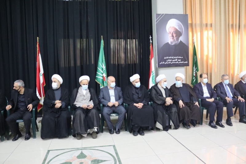 المجلس الاسلامي الشيعي الاعلى يواصل تقبل العزاء بالامام قبلان