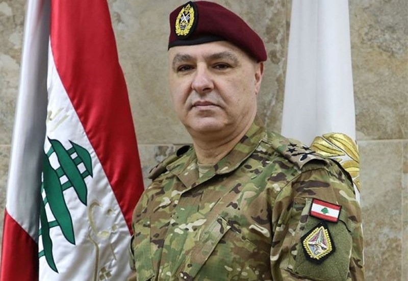 قائد الجيش استقبل دل كول وفرونتسكا وبحث معهما في الاوضاع في لبنان والمنطقة