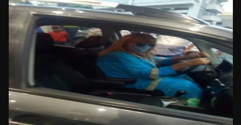 بالفيديو: عندما خصصت إحدى المحطات في زحلة اليوم للسيدات لتعبئة سياراتهنَّ فقط.. رجل يتنكر بزي امراة للحصول على البنزين!