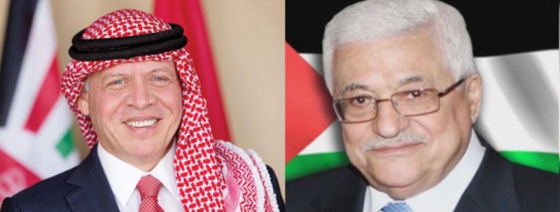الرئيس عباس يهاتف الملك عبد الله الثاني للاطمئنان على صحة ولي العهد