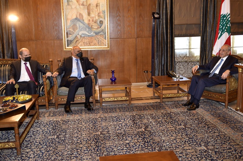 الرئيس بري إستقبل رئيس الوزراء الاردني وعرض الاوضاع العامة مع الوزير قرداحي .