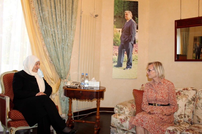 النائب الحريري تستقبل سفيرة السويد آن ديسمور بحضور رئيس بلدية صيدا محمد السعودي