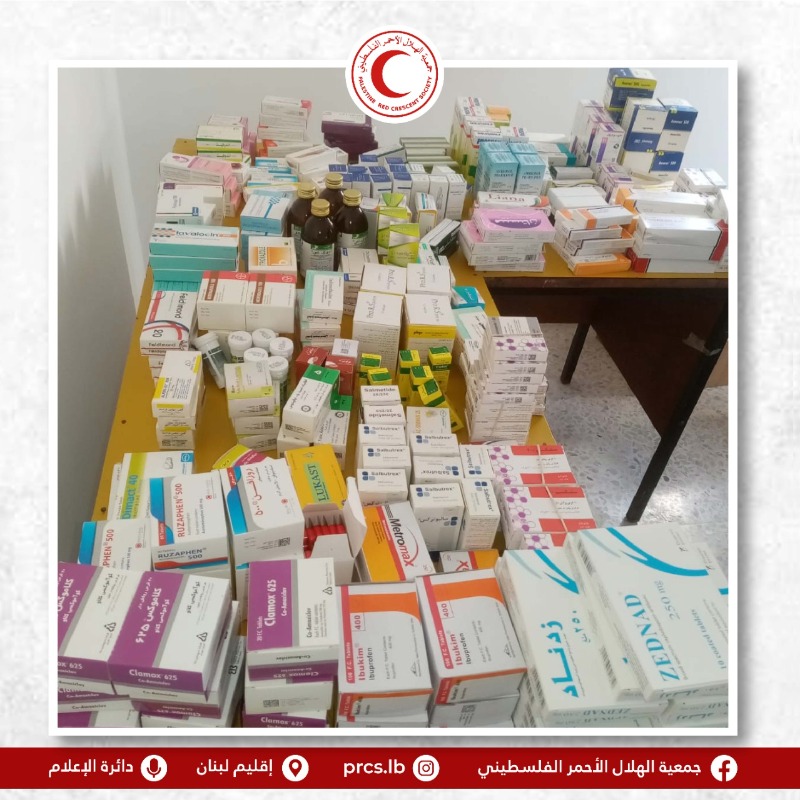 "جمعية الهلال الأحمر الفلسطيني" أقامت يوماً طبياً مجانياً في مخيمات صور