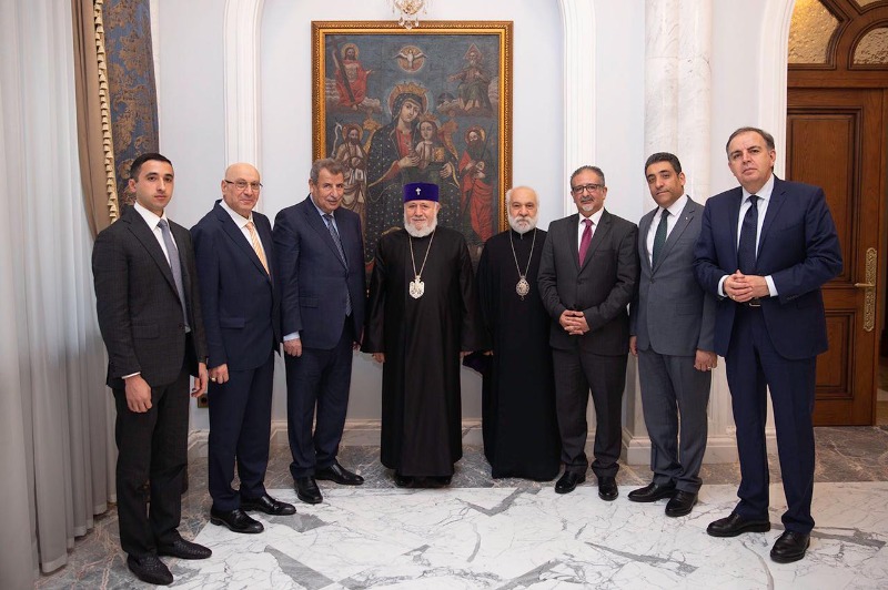 الوزير خوري يلتقي البطرك الأعلى لأرمينيا الكاثوليكوس كاريكين الثاني