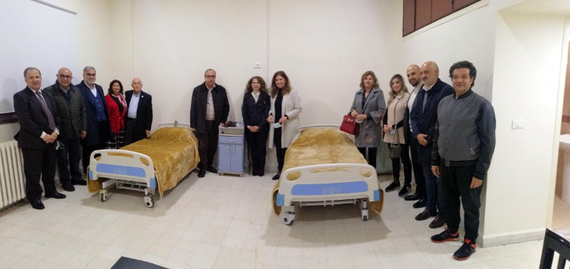 روتاري صيدا يجهّز غرفة للمسنين في  مستشفى دار السلام التابعة لـ"جمعية جامع البحر الخيرية"