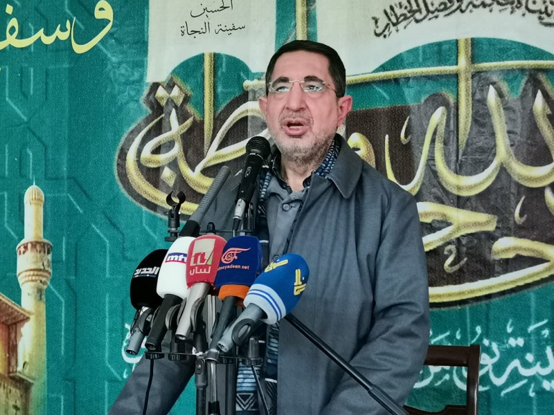 النائب حسين الحاج حسن من صيدا: بالنسبة الينا سيبقى الصهيوني كيانا غير شرعي وسنبقى نسعى لزواله و سيبقى التطبيع خيانة