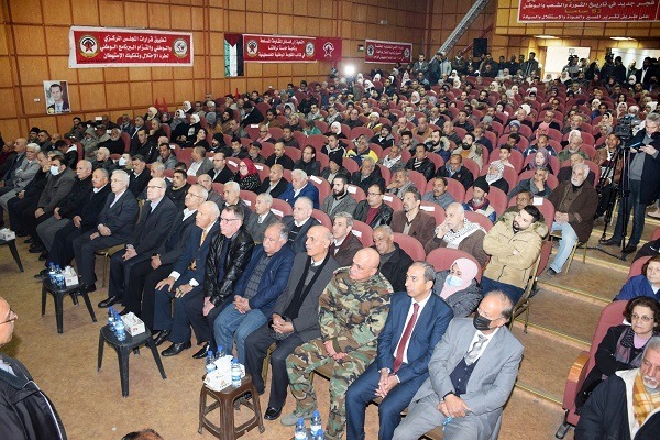 سليمان بانطلاقة "الديمقراطية" في دمشق: أبواب الحوار الوطني يجب أن تبقى مفتوحة لإنهاء الإنقسام واستعادة الوحدة