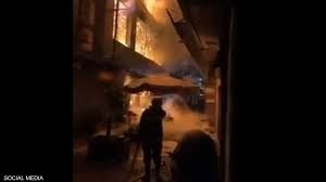 بالفيديو.. حريق هائل وسط دمشق و7 قتلى