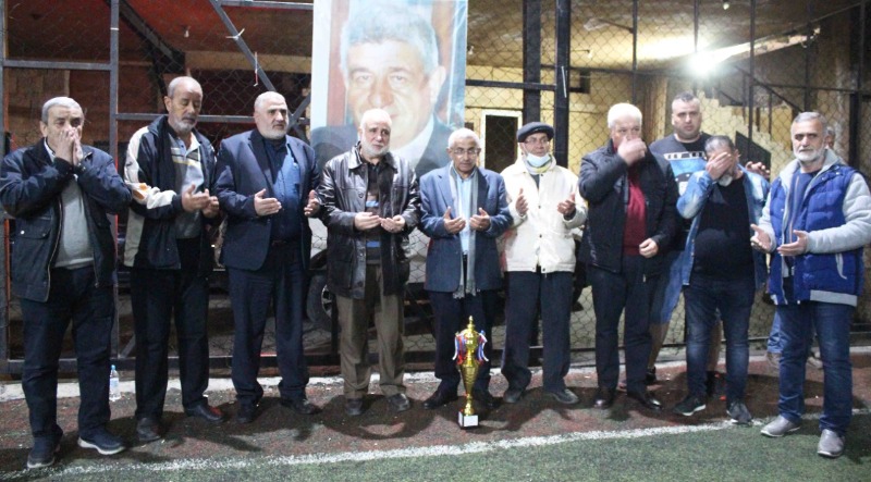بحضور النائب أسامة سعد مباراة في لعبة كرة القدم في الذكرى 47 لاستشهاد المناضل معروف سعد