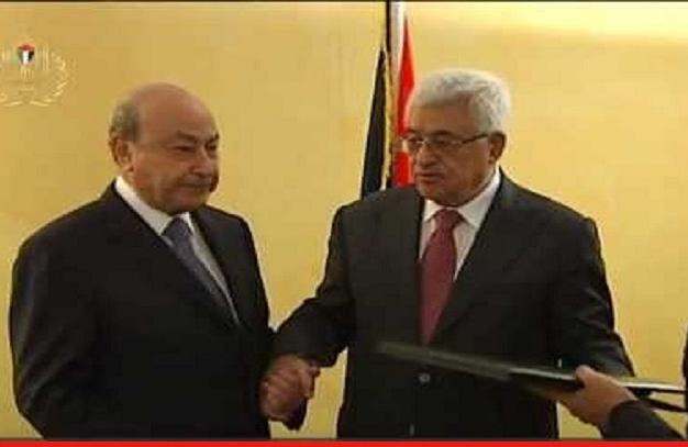 الرئيس عباس  ينعى القائد الوطني زهير العلمي