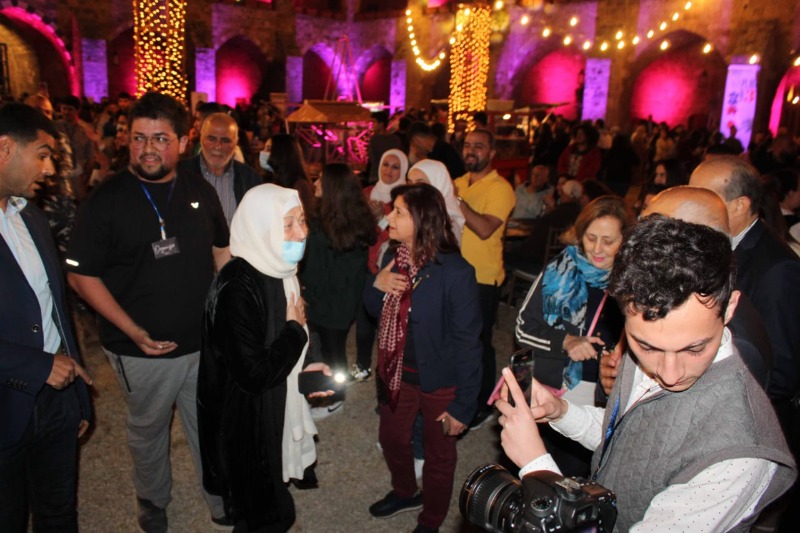 بهية الحريري جالت على فعاليات "صيدا الرمضانية" في خان الإفرنج والمدينة القديمة