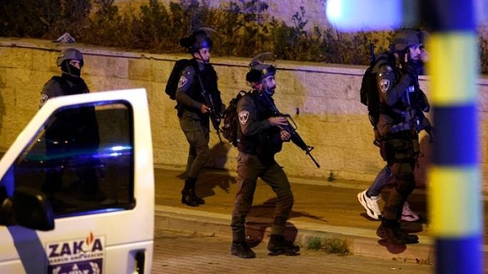 لحظة اعتقال الاحتلال لمنفذي عمــلــية إلعاد بالداخل المحتل